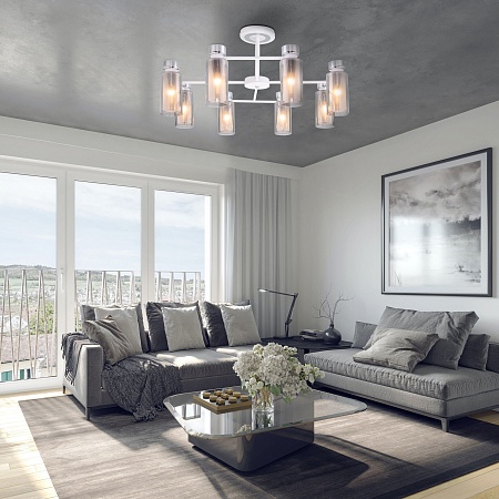 Потолочный светильник Eurosvet 70115/8 белый - фото