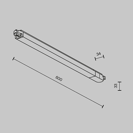 Трековый светильник Technical BASIS TR000-1-24W3K-W - фото