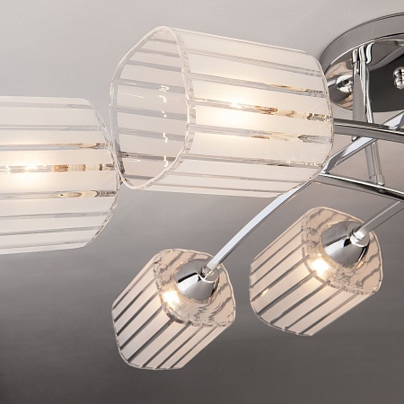 Потолочный светильник Eurosvet 30125/8 хром - фото