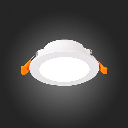 Св-к встр. Белый LED 1*6W 4000K 480Lm Ra80 110° IP20 D90xH30 220-240V ST210.548.06 - фото