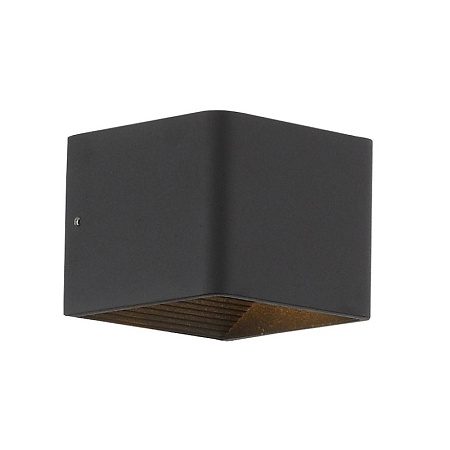 Светильник настенный ST-Luce Черный/Черный LED 1*6W 3000K SL455.041.01 - фото