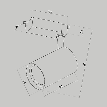Трековый светильник Technical Vuoro TR003-1-15W3K-M-B - фото