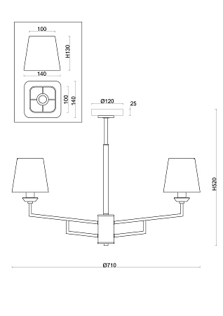 Люстра Freya FR5266PL-05CH - фото
