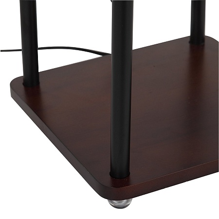 Торшер ST-Luce Черный, Коричневый/Бежевый E27 1*40W (из 2-х коробок) SLE302.405.01 - фото