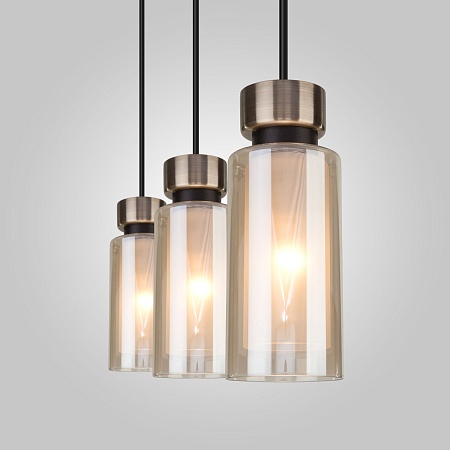 Подвесной акцентный светильник Eurosvet 50115/3 черный - фото