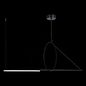 Светильник подвесной ST-Luce Черный LED 1*12W 3000K SL6113.403.01
