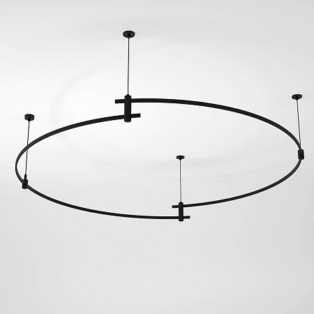 Esthetic Magnetic Шинопровод Round черный Ø1500 85217/00 Elektrostandard - фото