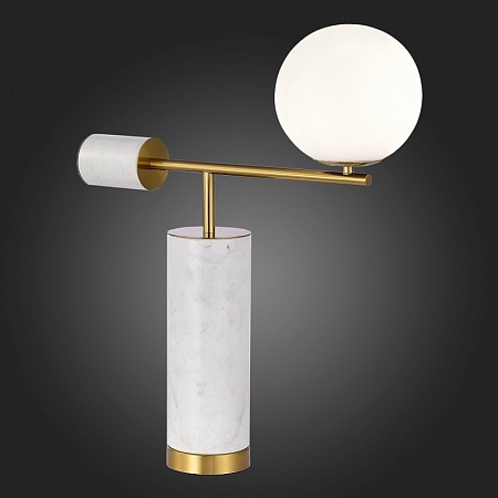 Прикроватная лампа ST-Luce Латунь,Белый/Белый G9 1*5W SL1008.504.01 - фото