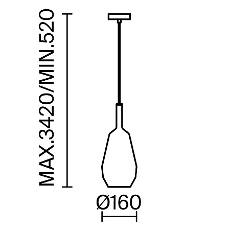 Подвесной светильник Maytoni Duality MOD271PL-01B7 - фото