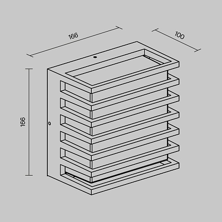 Настенный светильник (бра) Outdoor Downing Street O020WL-L10B3K - фото