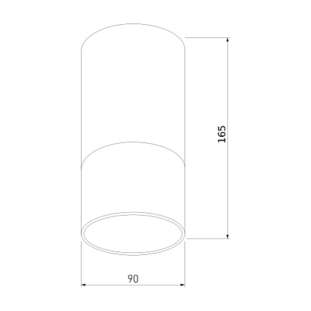 Уличный потолочный светильник Light LED 2106 IP54 35139/H черный Elektrostandard - фото