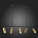 Светильник подвесной ST-Luce Черный/Латунь GU10 5*5W 4000K SL1206.413.05 - фото
