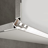 Встраиваемый угловой алюминиевый профиль (внешний угол) для светодиодной ленты LL-2-ALP015 Elektrostandard