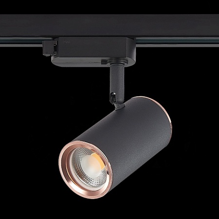 Св-к трек. Черный GU10 1*50W L104xW54xH111 220V Без ламп ST301.426.01 - фото