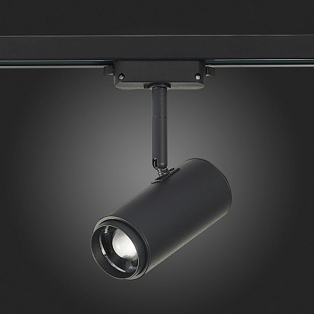 Св-к трек. Zoom Черный LED 1*12W 4000K 1 200Lm Ra>80 15-60° IP20 L137xW59xH179 170-240V ST600.446.12 - фото