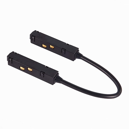 Коннектор питания угловой для магнитного шинопровода ST-Luce Черный ST006.449.00 - фото