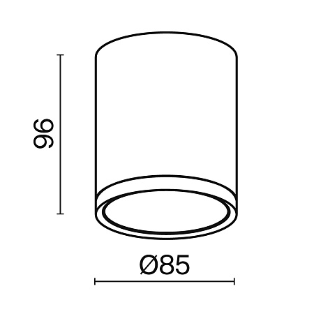 Потолочный светильник Technical Hoop C086CM-GX53-MRD-BG - фото