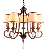 Подвесная люстра Arte Lamp CASTELLO A6016LM-5BG
