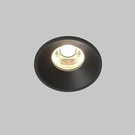 Встраиваемый светильник Technical Round DL058-7W3K-B - фото