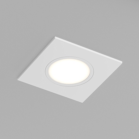 DK3102-WH Встраиваемый влагозащищенный светильник, IP65, до 10 Вт, LED, GU5,3, белый - фото