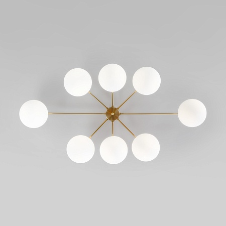 Потолочный светильник Eurosvet 70220/8 латунь Smart - фото