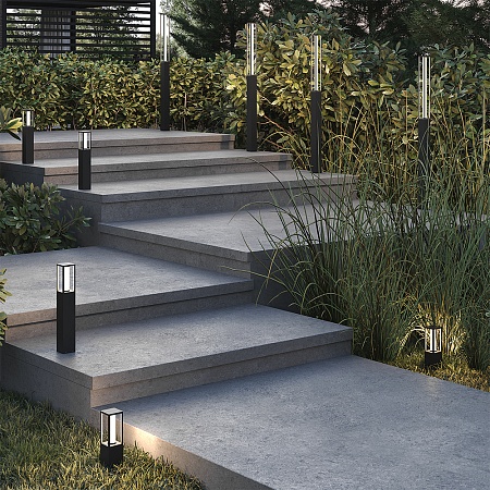 Садово-парковый светильник Outdoor O480FL-L25B3K - фото