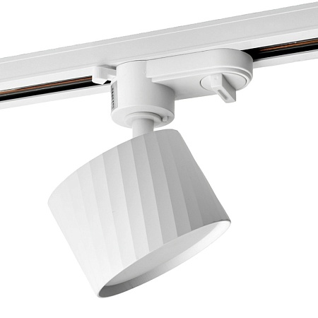 Светильник Feron AL125 трековый однофазный на шинопровод под лампу GX53, белый - фото