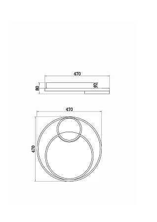 Потолочный светильник Freya FR10028CL-L80W - фото
