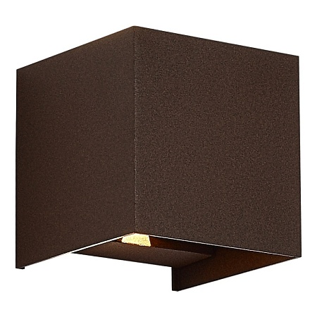 Светильник уличный настенный ST-Luce кортен/кортен LED 1*10W 2700K SL9513.601.01 - фото