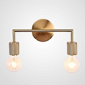 Бра Rh Utilitaire Double Sconce Brass Imperiumloft 123264-22