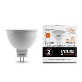 Светодиодная лампа Gauss Софит 3,5W 290Lm 3000K GU5.3 13514