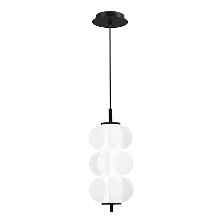 Светильник подвесной ST-Luce Черный/Белый LED 1*9W 3000K SL6121.403.01 - фото