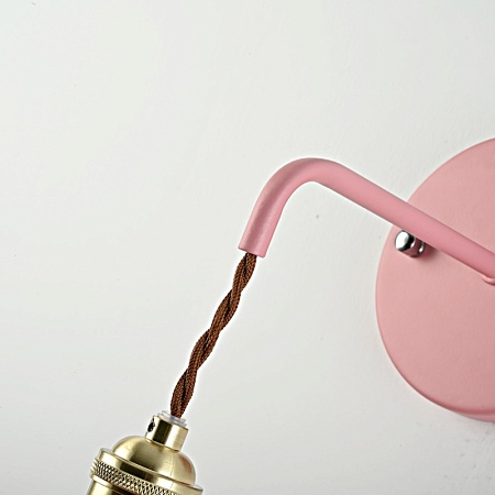 Бра С Подвесным Плафоном Braid Wall Pink Imperiumloft 181878-26 - фото