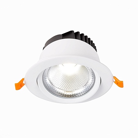 Св-к встр. Белый LED 1*15W 3000K 1 125Lm Ra80 36° IP20 D109xH65 220-240V ST211.538.15.36 - фото