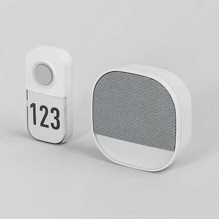 Звонок беспроводной 36M IP20 DBQ30M WL белый Elektrostandard - фото