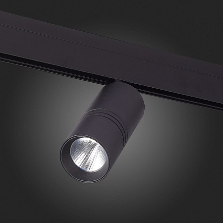 Магнитный трековый светильник Черный LED 1*18W 4000K 1 530Lm Ra>90 36° IP20 L-xW60xH148 ST365.446.18 - фото