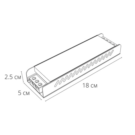 Блок питания 24V 200W 8.3А Arte Lamp STANDART A240606 - фото