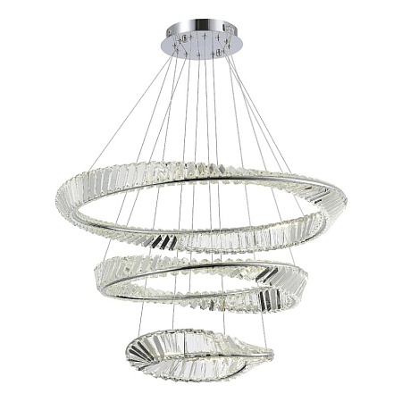 Светильник подвесной ST-Luce Хром/Прозрачный LED 1*97W 4000K SL6204.101.03 - фото