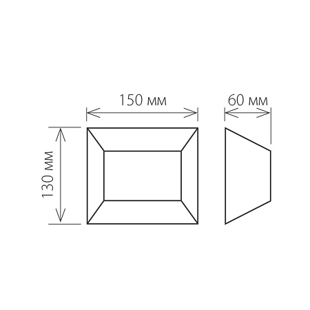 Пылевлагозащи&lt;wbr&gt;щенный светодиодный светильник Ofion Double IP54 1615 Techno LED алмазный серый - фото