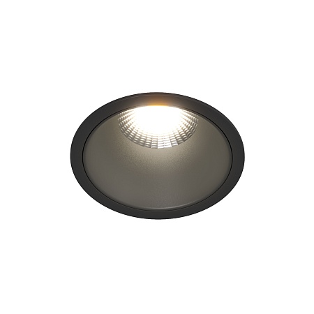 DK4400-BK Встраиваемый светильник, IP 20, 7 Вт, LED 3000, черный, алюминий - фото