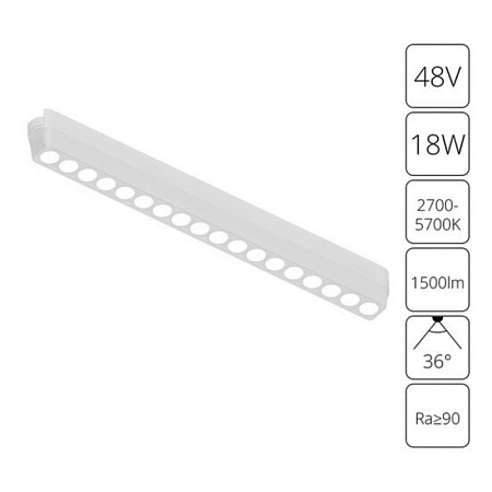 Магнитный трековый светильник Arte Lamp RAPID SMART A2969PL-1WH - фото