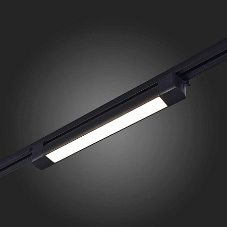Св-к трек. Черный LED 1*20W 3000K 1 450Lm Ra>90 120° IP20 L387xW49xH54 170-240V ST368.436.20 - фото