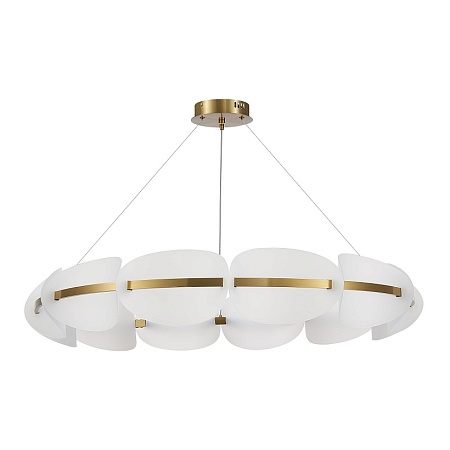 Люстра подвесная ST-Luce Золотистый/Белый LED 1*65W 3000K SL1304.203.65 - фото