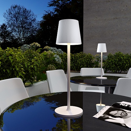 Уличный настольный светодиодный светильник Mist с аккумулятором TL70220 белый Elektrostandard - фото