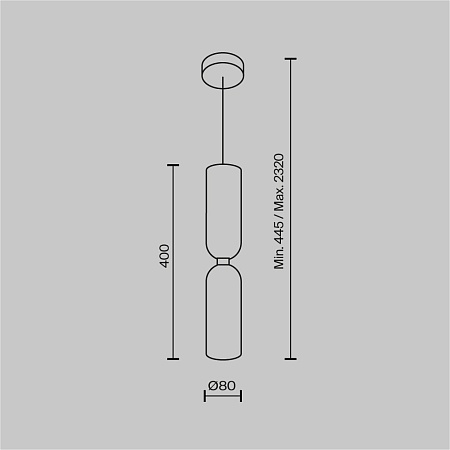 Подвесной светильник Maytoni Memory MOD177PL-01B - фото