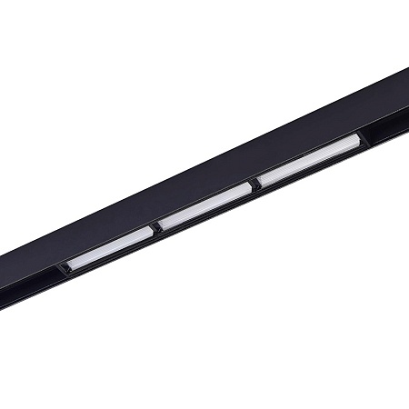 Магнитный трековый светильник Черный LED 1*18W 4000K 1 100Lm Ra>90 120° IP20 L330xW22xH ST804.446.18 - фото