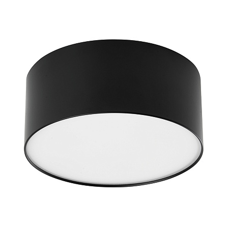 Светильник накладной со светодиодами 20W, 1400Lm, черный (4000К), AL200 “Simple matte” - фото
