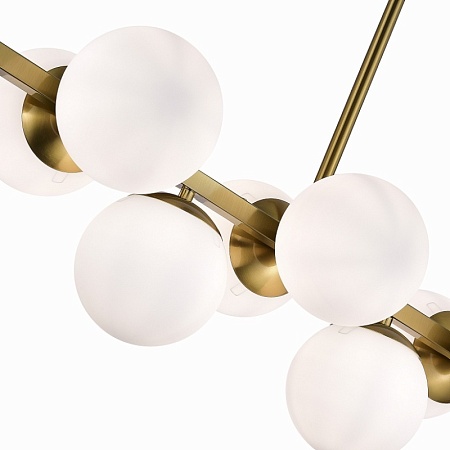 Светильник потолочный Золотистый/Белый E27 10*60W SLE1191-202-10 - фото