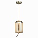 Люстра подвесная ST-Luce Бронза/Янтарный LED 1*10W 3000K SL6108.323.01 - фото