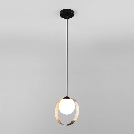 Подвесной акцентный светильник Eurosvet 50205/1 черный/бронза - фото